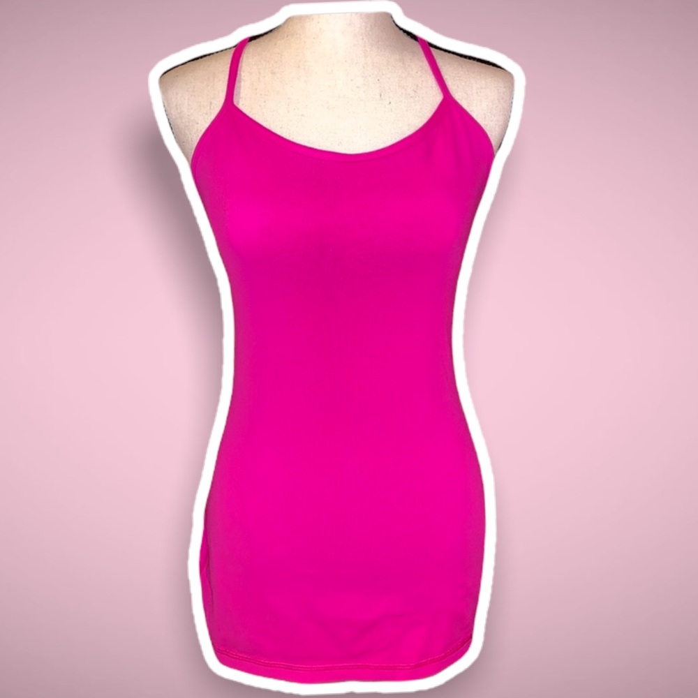 Lululemon Size 6 Workout Cami Magenta